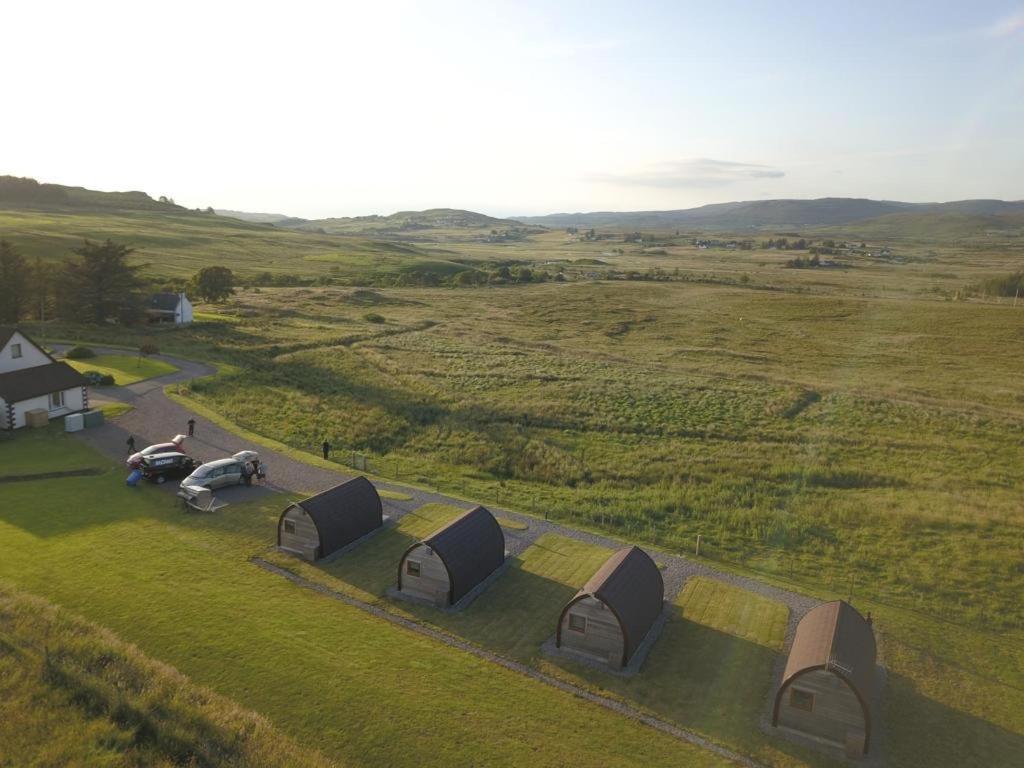 Skeabost View Pods Skye Portree Exterior foto