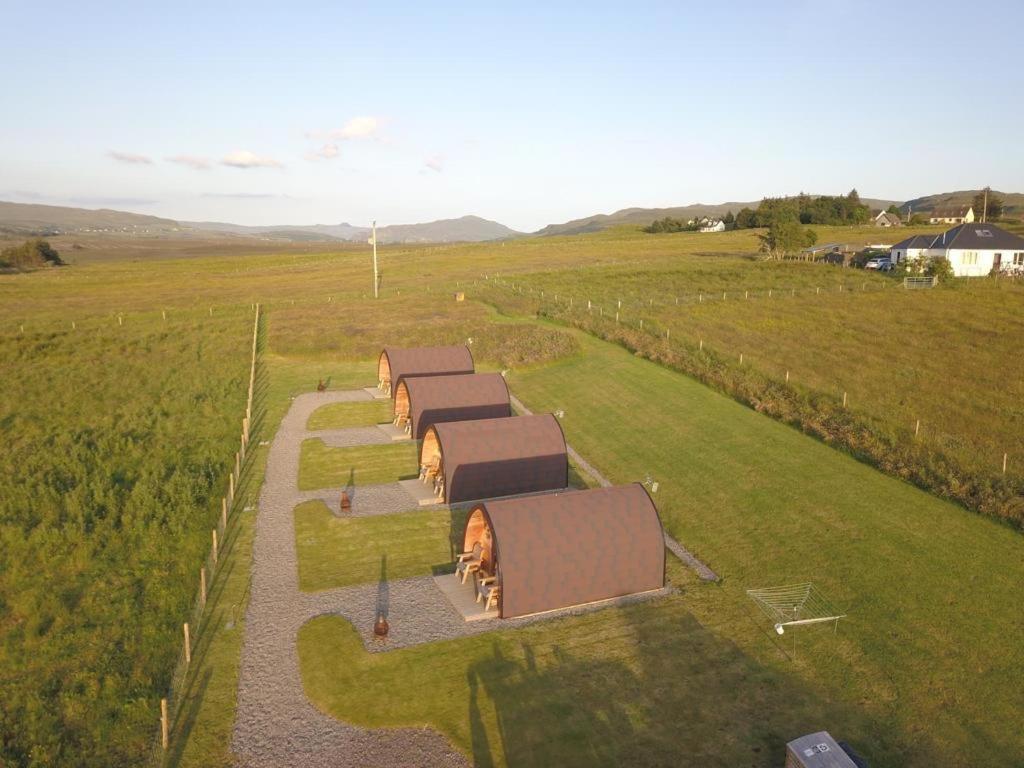 Skeabost View Pods Skye Portree Exterior foto